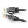Przewód sieciowy Ethernet Patchcord UTP 5e 1,5 m - czarny - zdjęcie 1