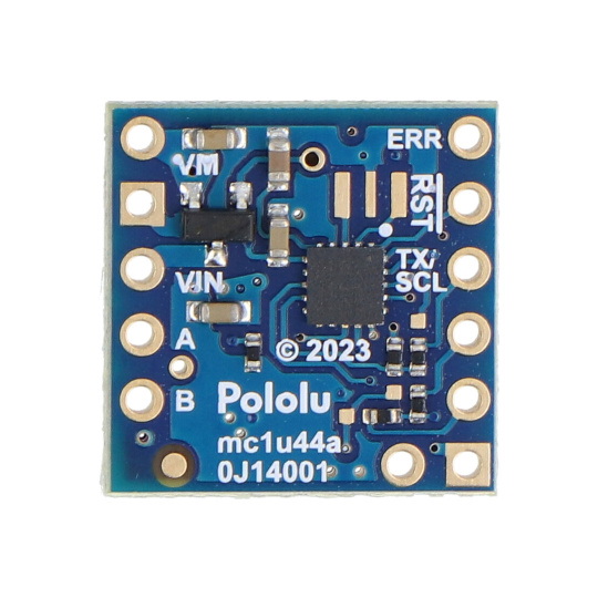 M1T550 - одноканальний контролер двигуна постійного струму 22 В/1,8 А - інтерфейс I2C - Pololu 5075