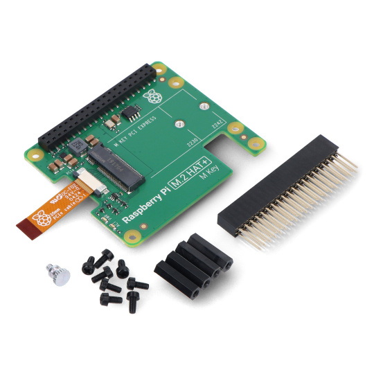 Raspberry Pi M.2 HAT+ — NVMe-накопитель и аксессуар M.2 для Raspberry Pi 5.
