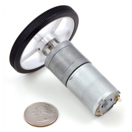 Двигун 25Dx58L з коробкою передач 499:1 6V 12 об/хв - Pololu 1591