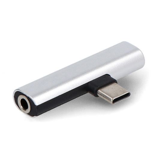 Адаптер USB Type-C - 3,5-мм роз'єм/USB Type-C - Akyga AK-AD-71