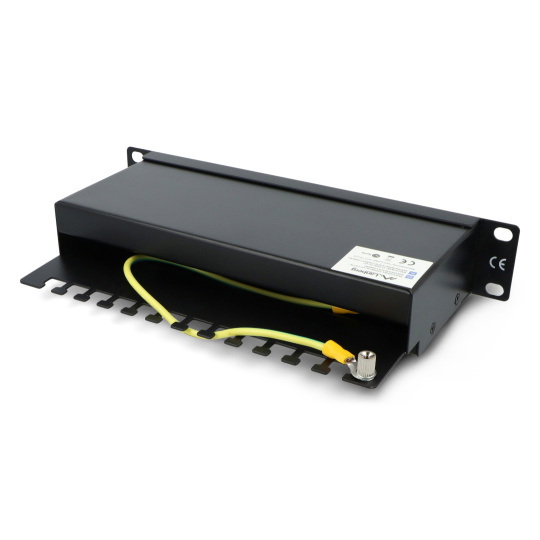 Патч-панель 12-портовая экранированная - для серверных стоек 10