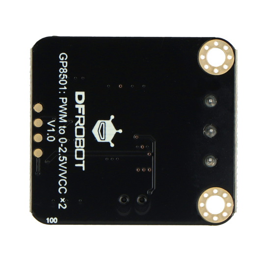 Gravity - 2-канальний цифро-аналоговий перетворювач GP8501 0-2.5/VCC V - PWM DAC - DFR1037