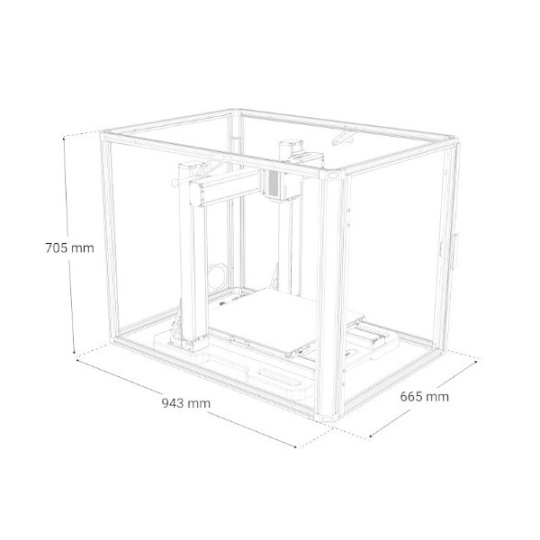 3D-принтер Snapmaker Artisan 3in1 Premium - лазерный модуль, ЧПУ, 3D-печать в корпусе