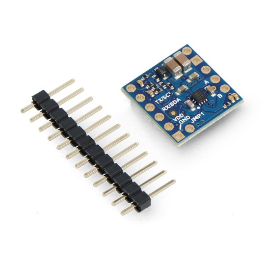 M1U550 - одноканальний контролер двигуна постійного струму 22 В/1,8 А - інтерфейс UART - Pololu 5077