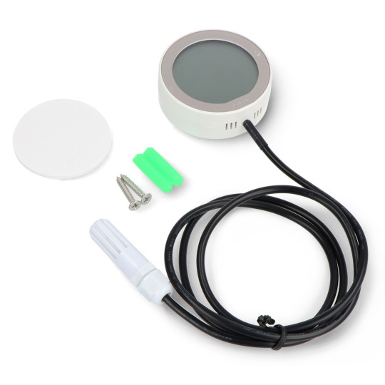 Tuya - Датчик температури та вологості ZigBee - РК-дисплей + зовнішній зонд - RTX ZTHS3