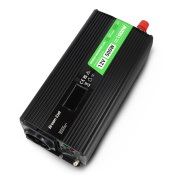 Przetwornica DC/AC step-up Green Cell 12VDC/230VAC 500W/1000W - z czystą sinusoidą - samochodowa