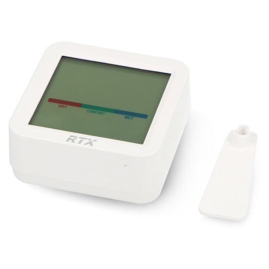 Tuya - датчик температури та вологості - WiFi - з РК-дисплеєм - додаток для Android/iOS - RTX WTHS5