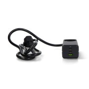 Zasilacz USB A 2x USB C - z gniazdem AC - 5V-20V/ 1,5A-4,5A - Akyga AK-CH-21