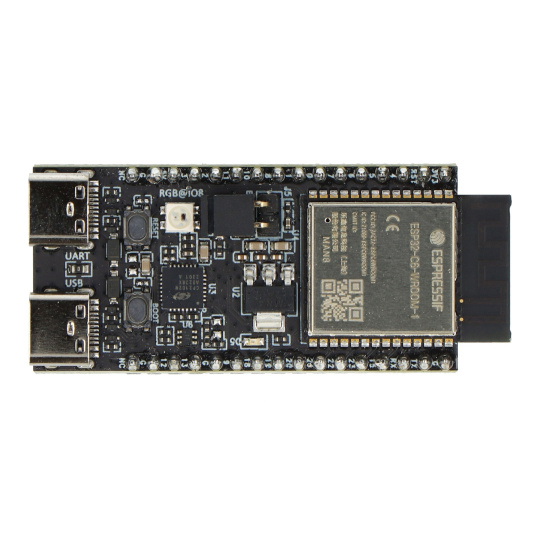 ESP32-C6-DevKitC-1-N8 - WiFi/Bluetooth/ZigBee/Thread - плата разработки с чипом ESP32-C6-WROOM-1