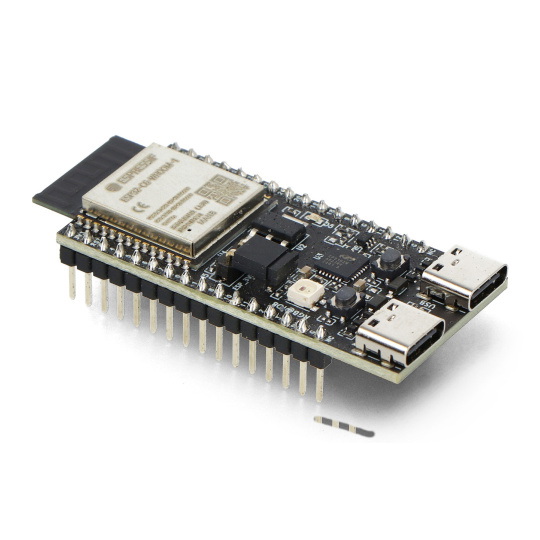 ESP32-C6-DevKitC-1-N8 - WiFi/Bluetooth/ZigBee/Thread - плата разработки с чипом ESP32-C6-WROOM-1