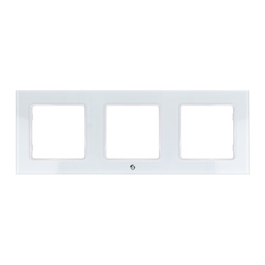 Настінна рамка Shelly Wall Frame 3 - рамка для настінних вимикачів Shelly Wall Switches - потрійна - біла