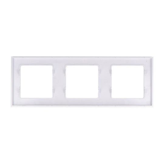 Настінна рамка Shelly Wall Frame 3 - рамка для настінних вимикачів Shelly Wall Switches - потрійна - біла
