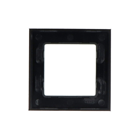 Настінна рамка Shelly 1 - рамка для настінних вимикачів Shelly - одинарна - чорна