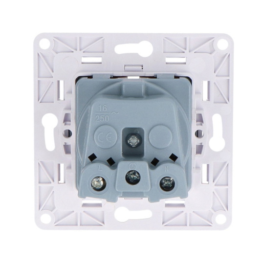 Shelly Wall Socket - настінна розетка для смарт-реле - біла