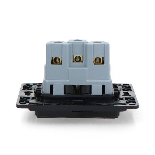 Shelly Wall Socket - настінна розетка для смарт-реле - чорна