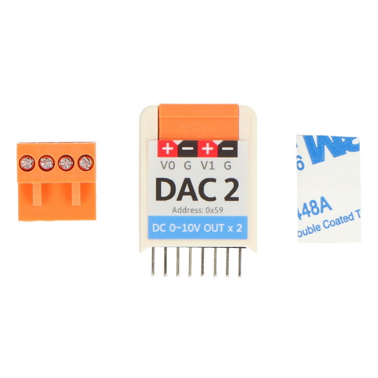 DAC2 Hat converter - GP8413 - кришка для модулів розробки M5StickC - M5Stack U068-B
