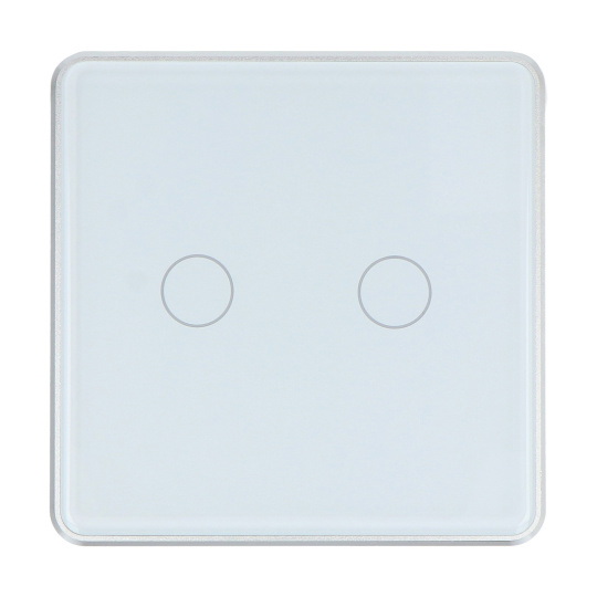Tuya ZLS2S - сенсорний настінний вимикач - ZigBee - 2-канальний