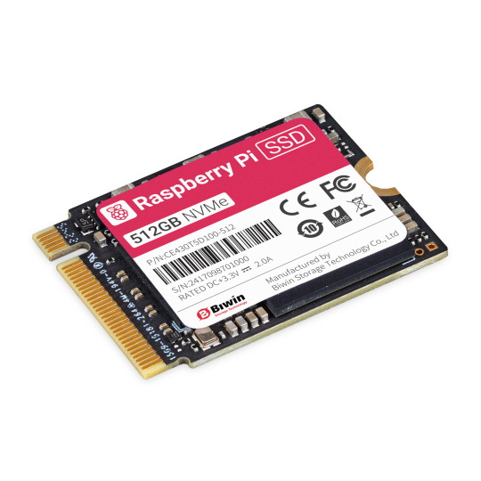 Комплект SSD-накопичувача Raspberry Pi 512 ГБ - Комплект SSD-накопичувача для Raspberry Pi 5