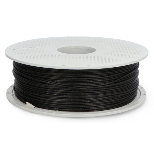 Филамент Bambu Lab PLA Sparkle 1,75 мм, 1 кг — в комплекте с многоразовой катушкой — цвет «Ониксовый черный с блестками»