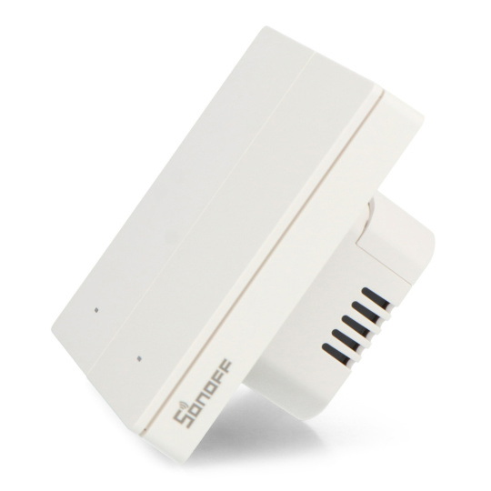 Sonoff M5-2C-86W — Умный настенный выключатель Wi-Fi/Matter — 2 канала — Белый