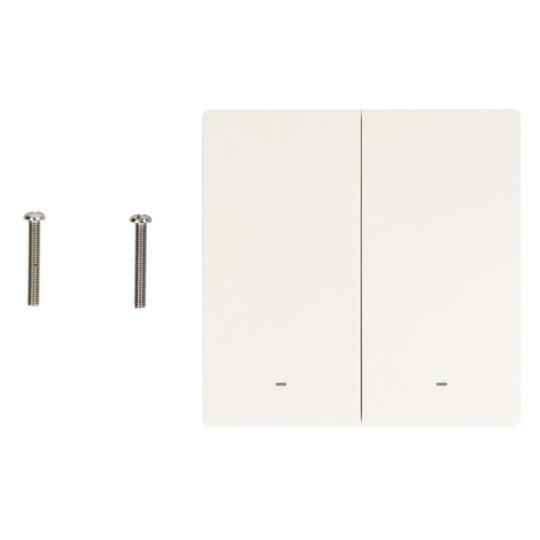 Sonoff M5-2C-86W — Умный настенный выключатель Wi-Fi/Matter — 2 канала — Белый