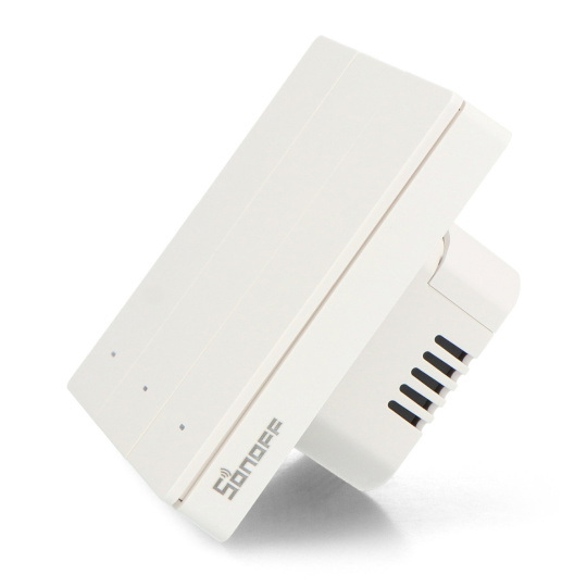 Sonoff M5-3C-86W - інтелектуальний настінний перемикач WiFi/Matter - 3-канальний - білий