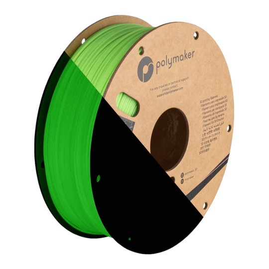 Филамент Polymaker PolyLite Luminous PLA 1,75 мм, 1 кг - зеленый