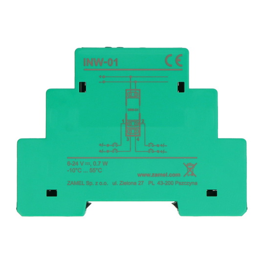 Zamel Supla INW-01 - інтерфейс з 4 сигнальними входами 6-24V DC - WiFi