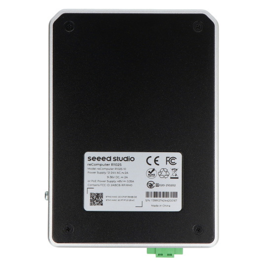 reComputer R1025-10 - Raspberry Pi CM4 4GB RAM + 32GB eMMC - Seeedstudio 113991274