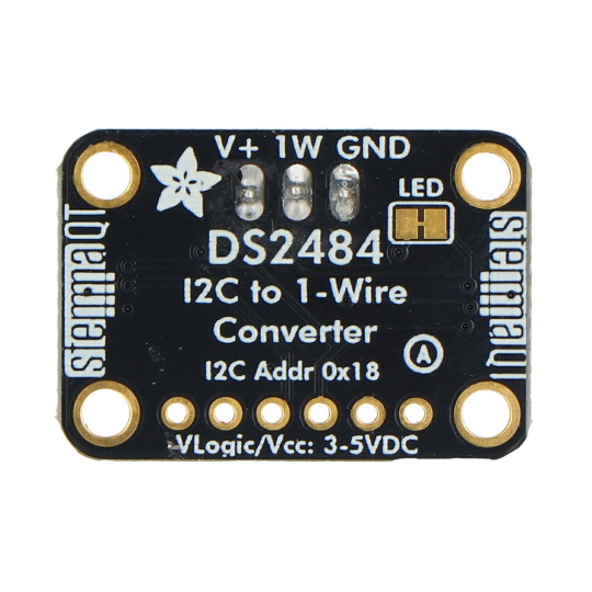 DS2484 — адаптер I2C на 1-Wire — STEMMA QT/Qwiic JST SH — Adafruit 5976