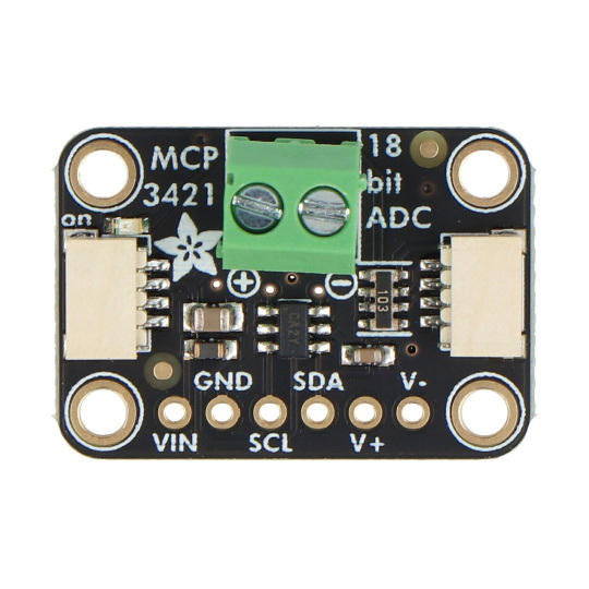 MCP3421 - 18-бітний 1-канальний I2C АЦП - STEMMA QT/Qwiic - Adafruit 5870