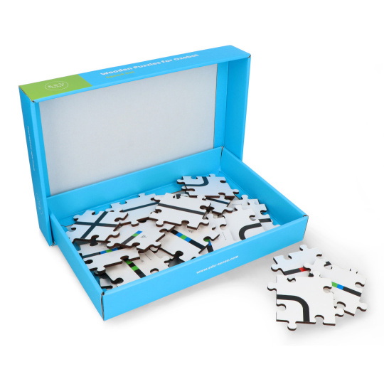 Дерев'яний пазл для робота Ozobot - Набір швидкості