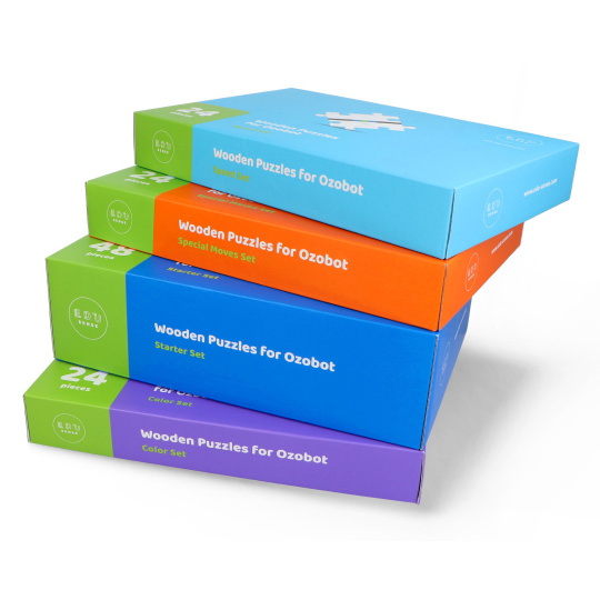 Набір дерев'яних пазлів для робота Ozobot