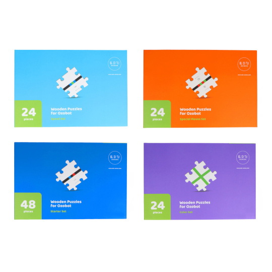 Набір дерев'яних пазлів для робота Ozobot