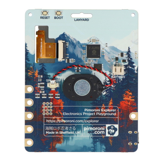 PiMoroni Explorer - плата розширення з RP2350B та 2,8-дюймовим РК-дисплеєм - PiMoroni PIM720