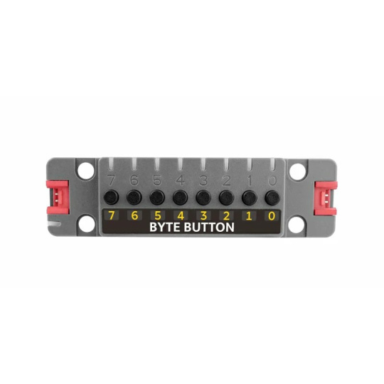 ByteButton - 8 кнопок + 9 світлодіодів WS2812C RGB - STM32G031 - Модуль розширення блоку - M5Stack U192