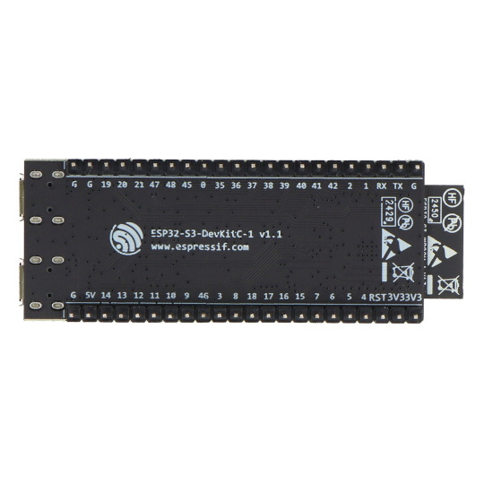 ESP32-S3-DevKitC-1-N8R8 — плата разработки с поддержкой WiFi и Bluetooth и чипом ESP32-S3-WROOM-1.