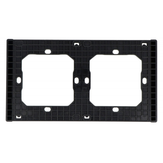 Sonoff M5-2C-80-F - рамка для настенного выключателя M5-80 - двойная - черная