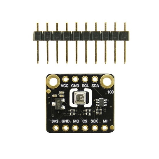 Fermion - Датчик навколишнього середовища зі штучним інтелектом - BME688 - ЛОС/Температура/Вологість/Тиск - I2C/SPI - DFRobot SEN0