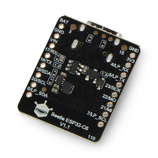 Beetle ESP32-C6 - Мініатюрна плата розробки для Інтернету речей - WiFi/Bluetooth/Thread/ZigBee/Matter - DFRobot DFR1117