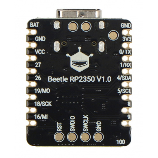 Beetle RP2350 - Плата розробки з мікроконтролером RP2350 - DFRobot - DFR1188