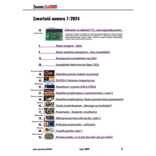 Розуміння електроніки (7/2024) – щомісячне, цифрове видання