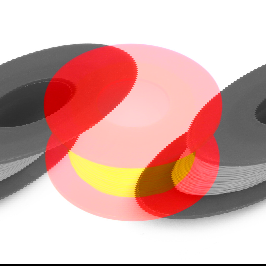 Przewód montażowy Kynar z miedzi srebrzonej - 0,25mm/AWG 30 - żółty - 50m