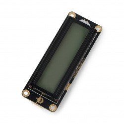 DFRobot Gravity - wyświetlacz LCD 2x16 I2C - szary - dla Arduino