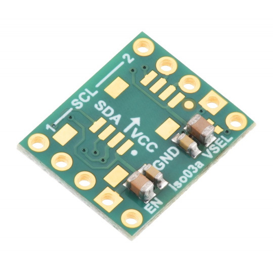 ISO1640 - двунаправленный изолятор I2C с изолированным источником питания без разъемов - 5В/3,3В, 200мА - Pololu 5392