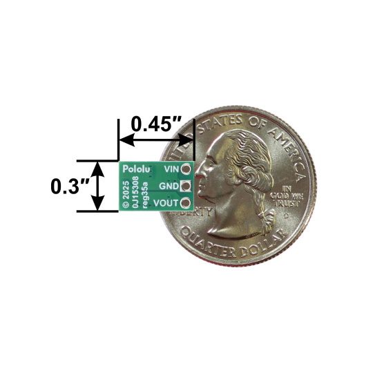D45V5F6 - понижувальний перетворювач - 6 В 0,5 А - Pololu 5434