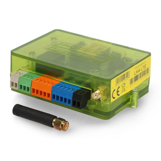 Tinycontrol LANKON-302 - Контролер локальної мережі LK4 з модемом LTE - цифровий вхід/вихід / 1-провідний / I2C