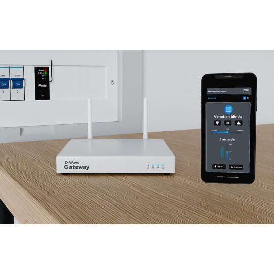 Shelly Qubino Wave Pro Shutter - 2-канальне Z-Wave реле з вимірювачем потужності для DIN-рейки