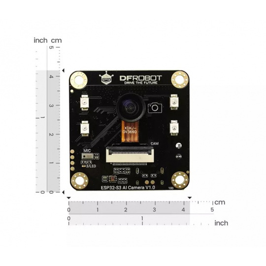 Модуль камери зі штучним інтелектом ESP32-S3 - OV3660 2MPx - WiFi/Bluetooth - DFRobot DFR1154